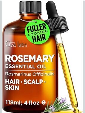 Gya Labs Rosemary Essential Oil (Amber) - Hair, Scalp & Skin
